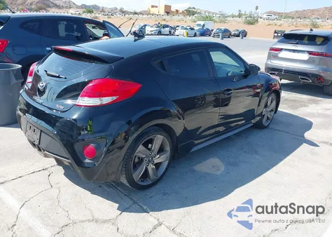 2015 Hyundai Veloster Turbo z USA, uszkodzony, nr VIN KMHTC6AE1FU239958